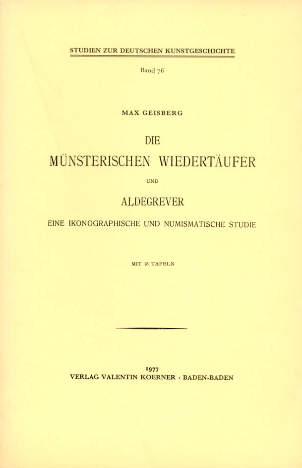 Studien zur deutschen Kunstgeschichte 76