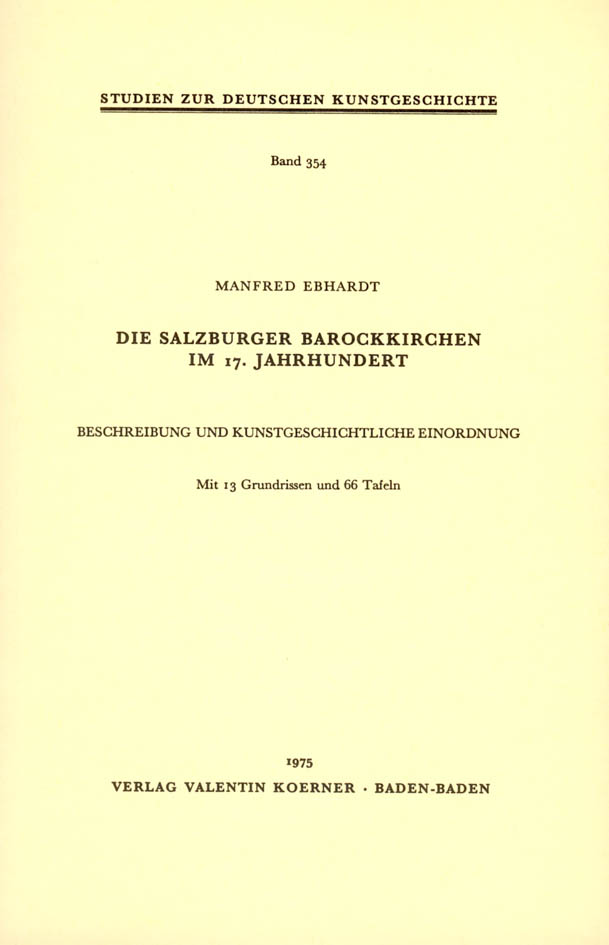Studien zur deutschen Kunstgeschichte 354