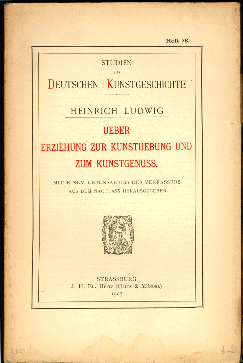 Band 78: Strassburg 1907.